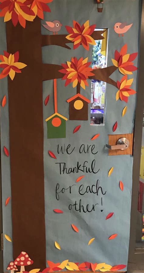 classroom fall door decorations